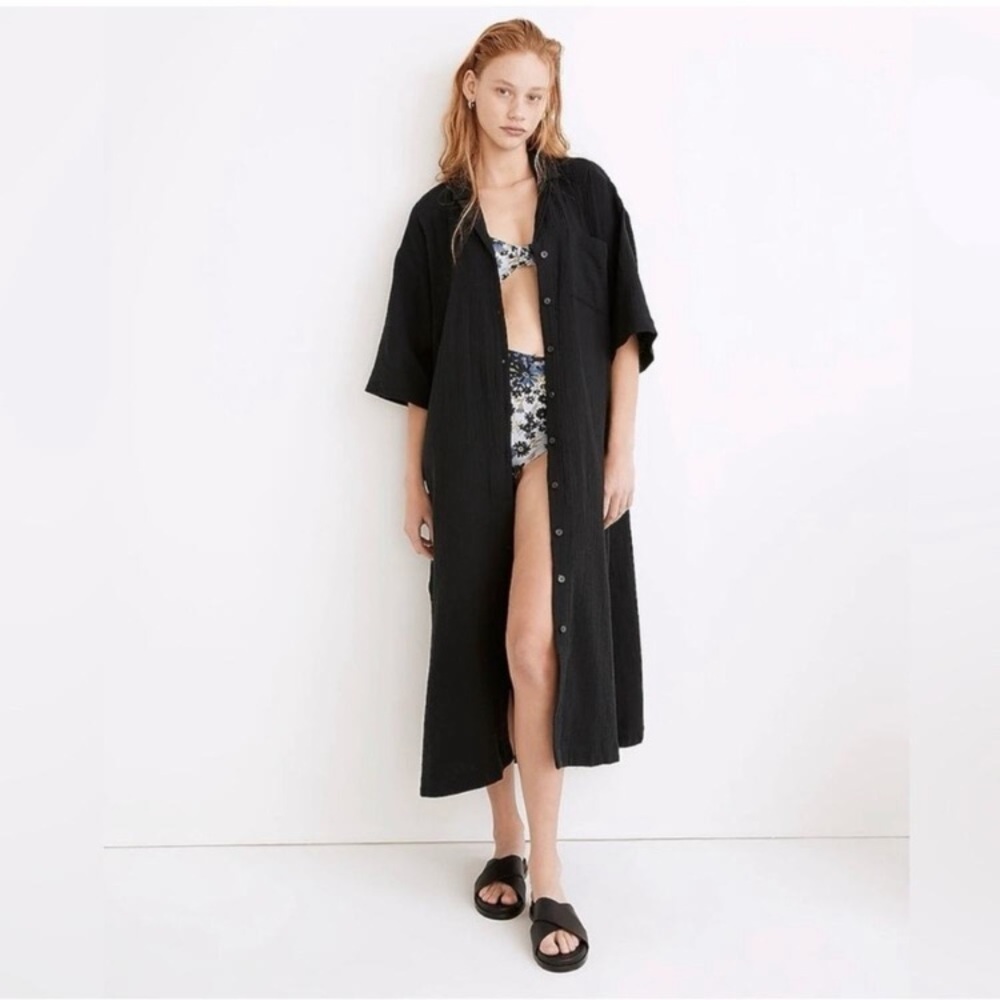 Madewell • lightspun lightestspun black coverup